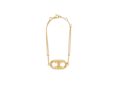 CELINE Maillon Triomphe Bracelet "Gold"