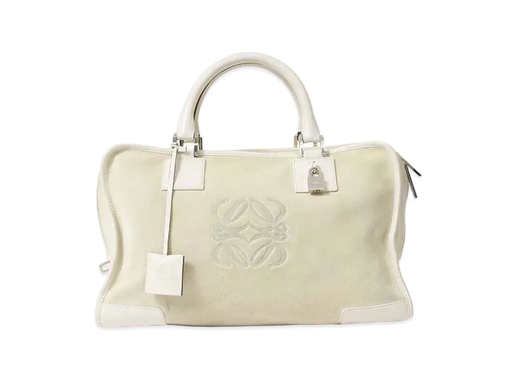 LOEWE Amasona 36 Suède "White"