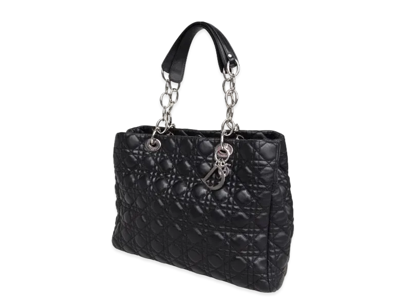 Dior Cannage Chain Bag "Black"