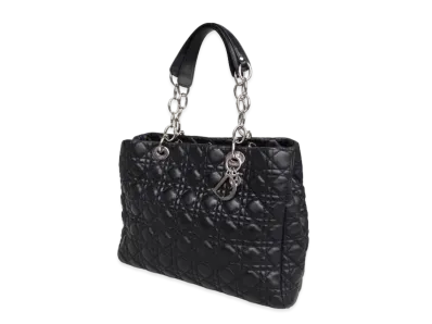Dior Cannage Chain Bag "Black"