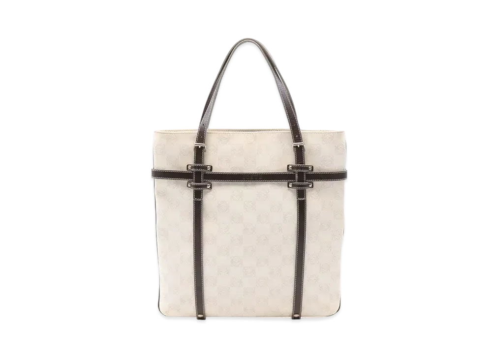 LOEWE Repeat Anagram PVC Tote Bag "White"