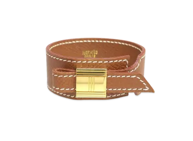 Hermes Artemis Cadena Motif Bangle "Gold"