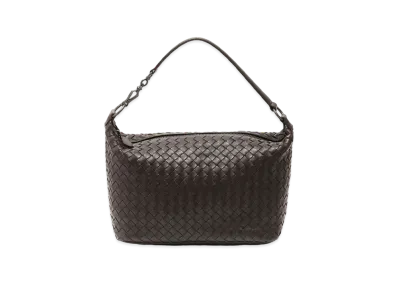 Bottega Veneta Intrecciato Shoulder Bag "Brown"