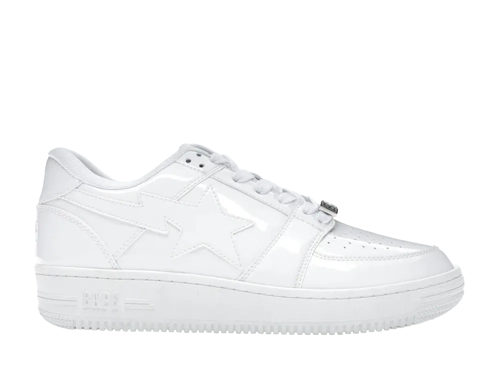 ア ベイジング エイプ ベイプスタ ロー "ホワイト"