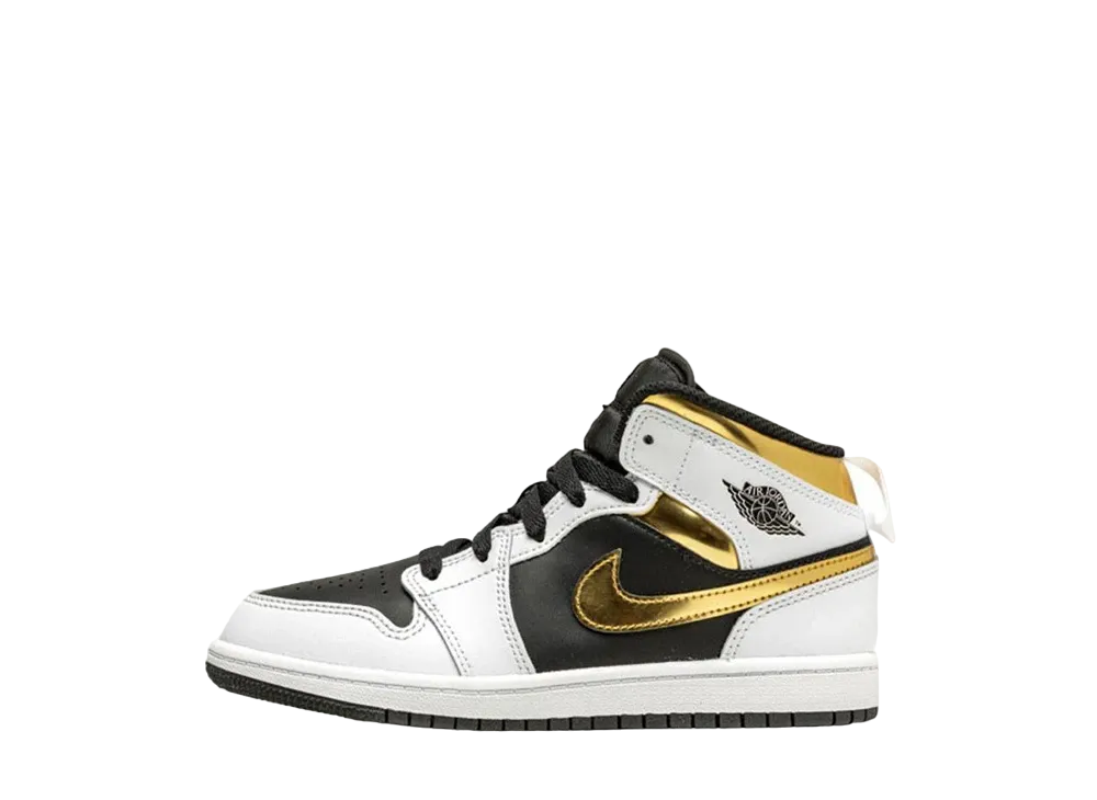Nike PS Jordan 1 Mid "White Gold"