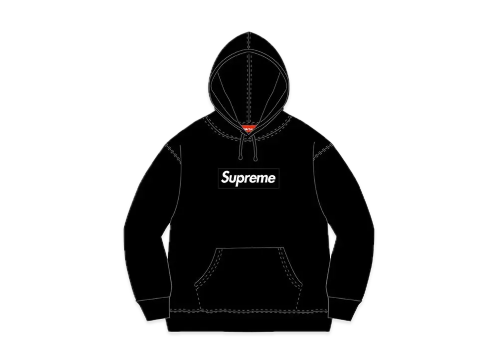 Supreme Box Logo Hooded Sweatshirt "Black" (09FW)