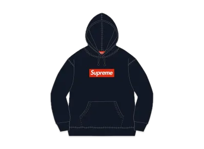 Supreme Box Logo Hooded Sweatshirt "Navy" (09FW)