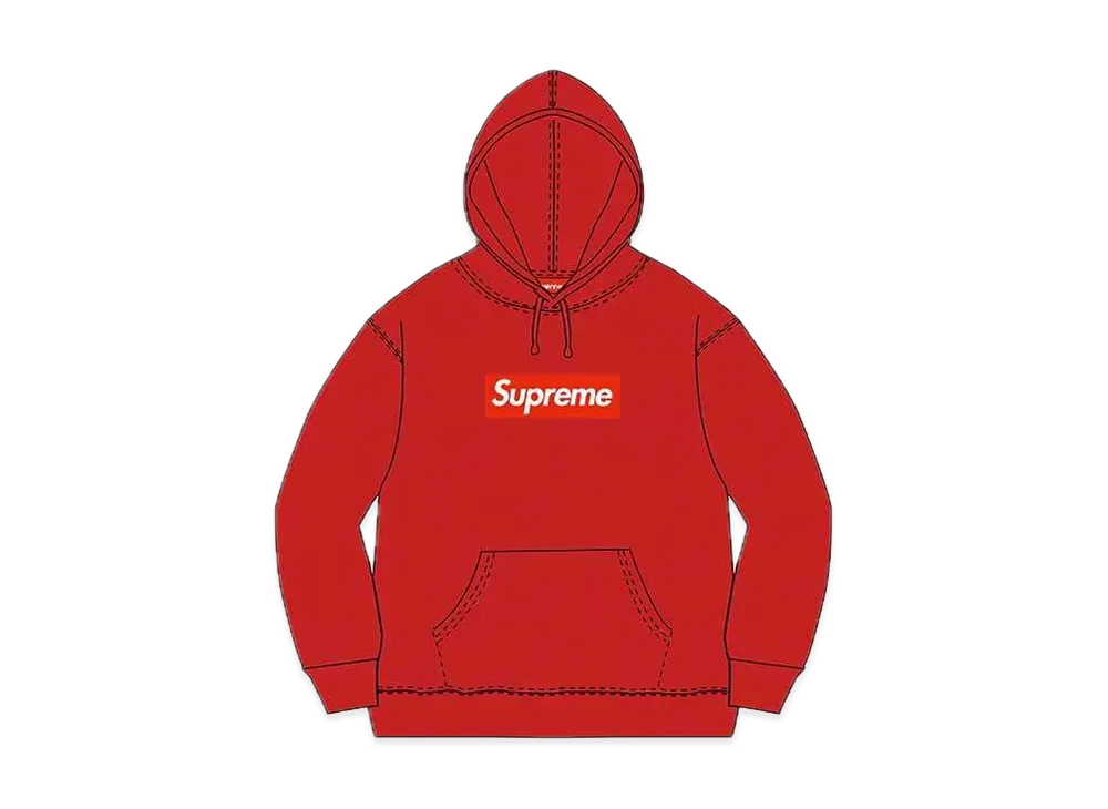 Supreme Box Logo Hooded Sweatshirt "Red" (10FW)