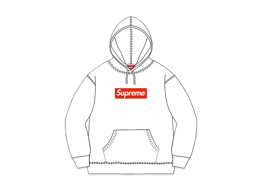 Supreme Box Logo Hooded Sweatshirt "White" (11FW)