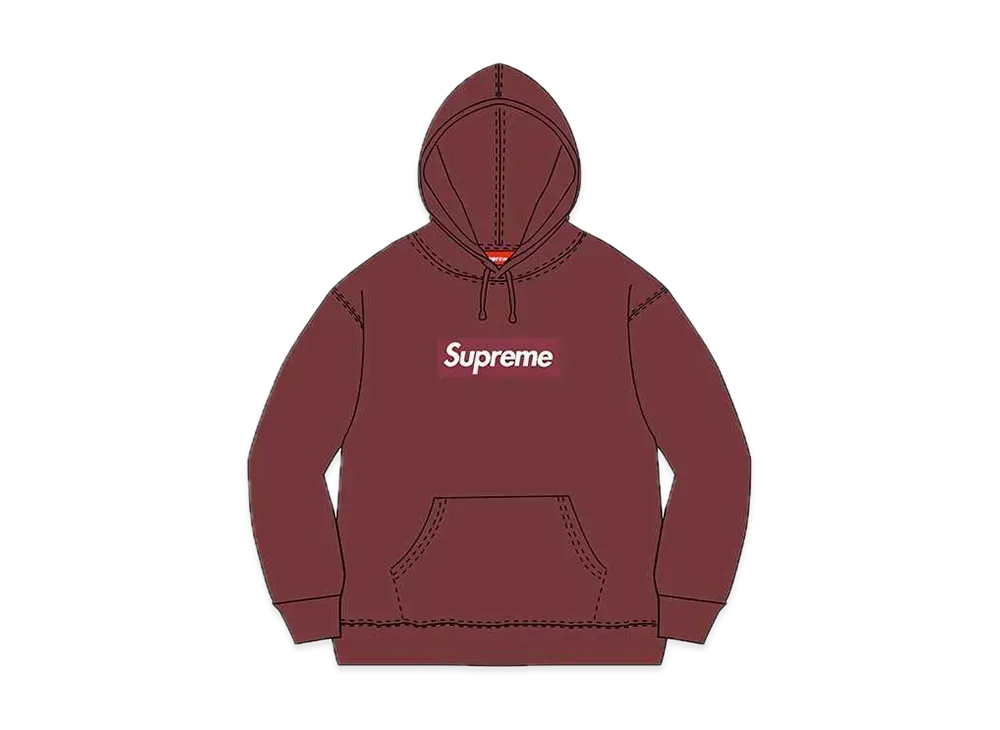 Supreme Box Logo Hooded Sweatshirt "Burgundy" (11FW)