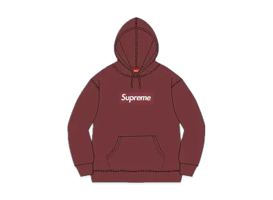 Supreme Box Logo Hooded Sweatshirt "Burgundy" (11FW)