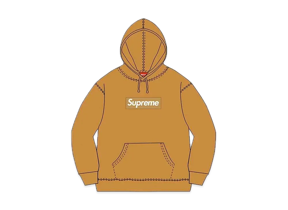 Supreme Box Logo Hooded Sweatshirt "Gold" (11FW)