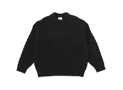 visvim AMPLUS CREW KNIT L/S "Black"