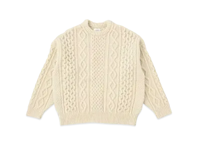 visvim AMPLUS CREW KNIT L/S "Ivory"