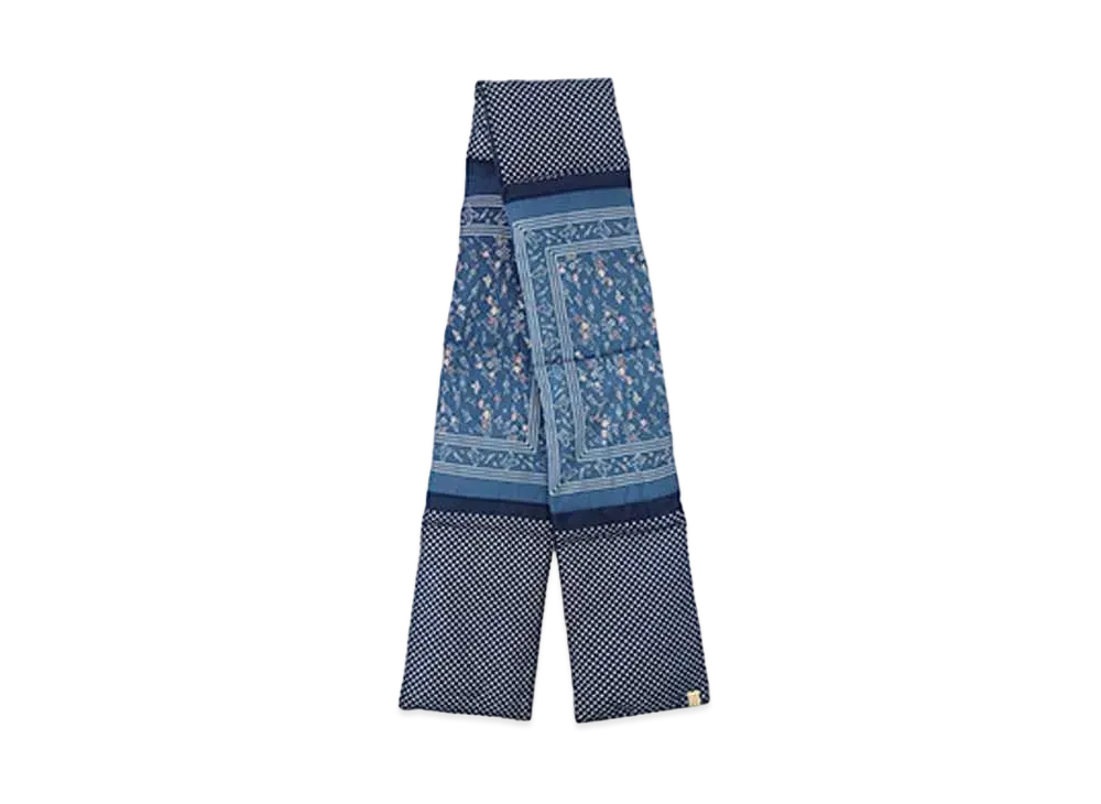 visvim DOWN MUFFLER INDIGO P.W. (N.D.) "Dk.Indigo"