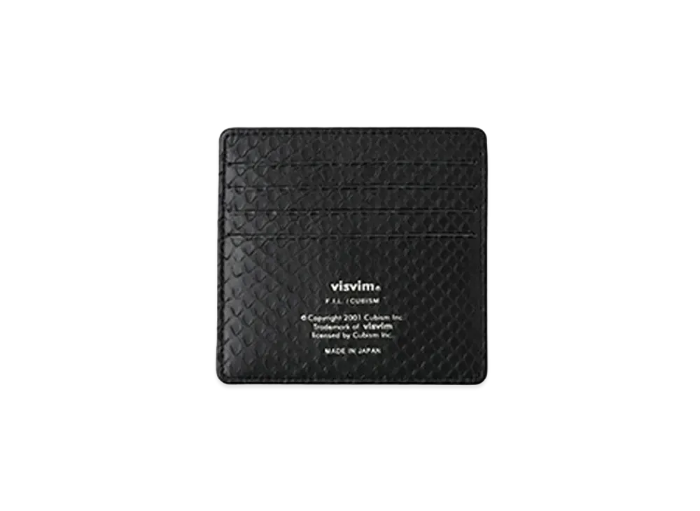 visvim CARD CASE "Black"