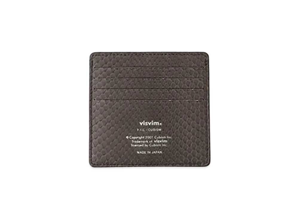 visvim CARD CASE "Dark Brown"