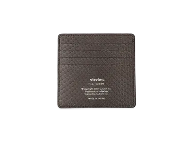 visvim CARD CASE "Dark Brown"