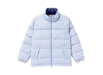 BlackEyePatch B EMBLEM STRIPED FIRST DOWN JACKET "Blue"