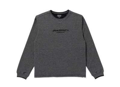 BlackEyePatch BEEZ-EYE-P SCRIPT LOGO LIGHT-WEIGHT CREW SWEAT "Black"