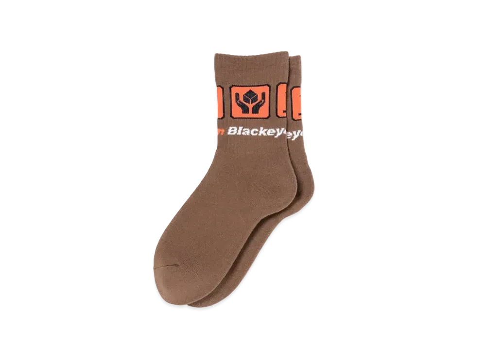 BlackEyePatch DOTCOM SOCKS "Brown"