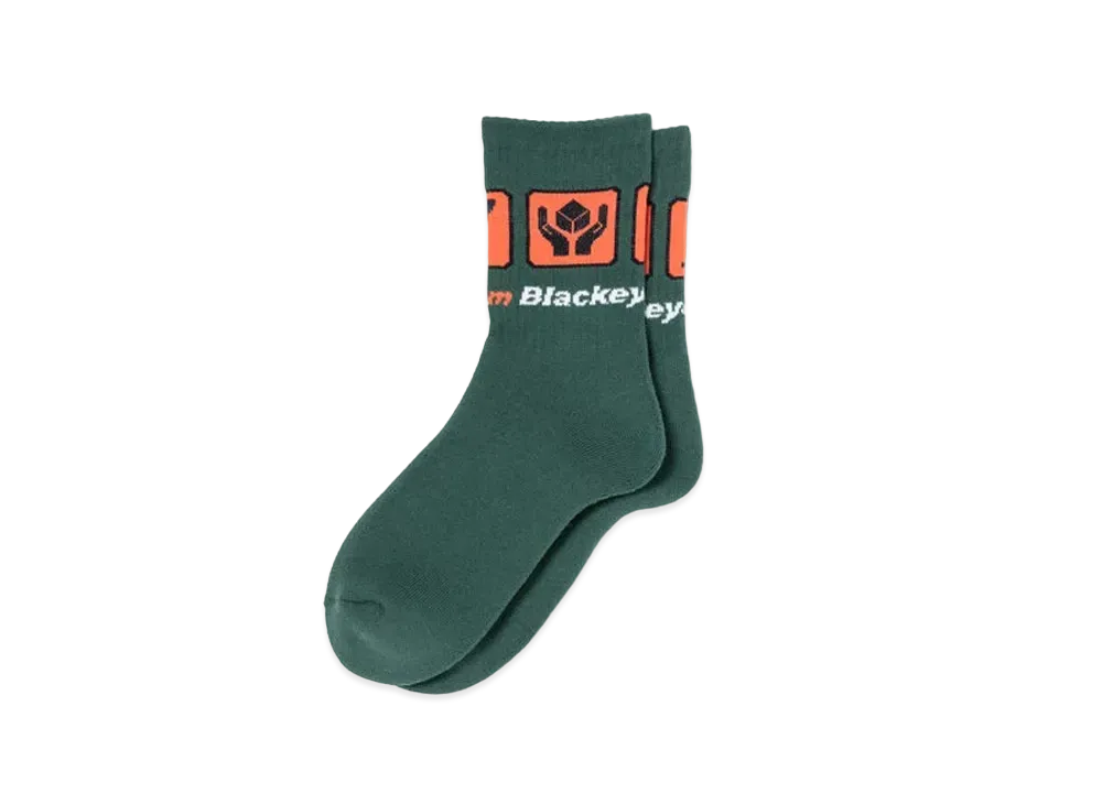 BlackEyePatch DOTCOM SOCKS "Green"