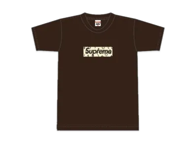 Supreme Vuitton Box Logo Tee "Brown"