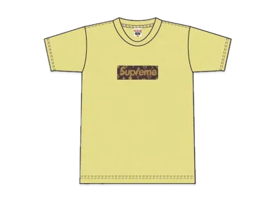 Supreme Vuitton Box Logo Tee "Yellow"