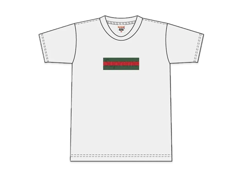 Supreme Gucci Box Logo Tee "White"