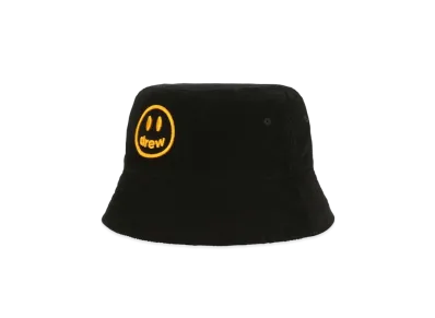 drew house corduroy bucket hat "Black"
