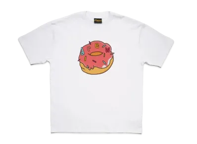 drew house donut ss tee "White"