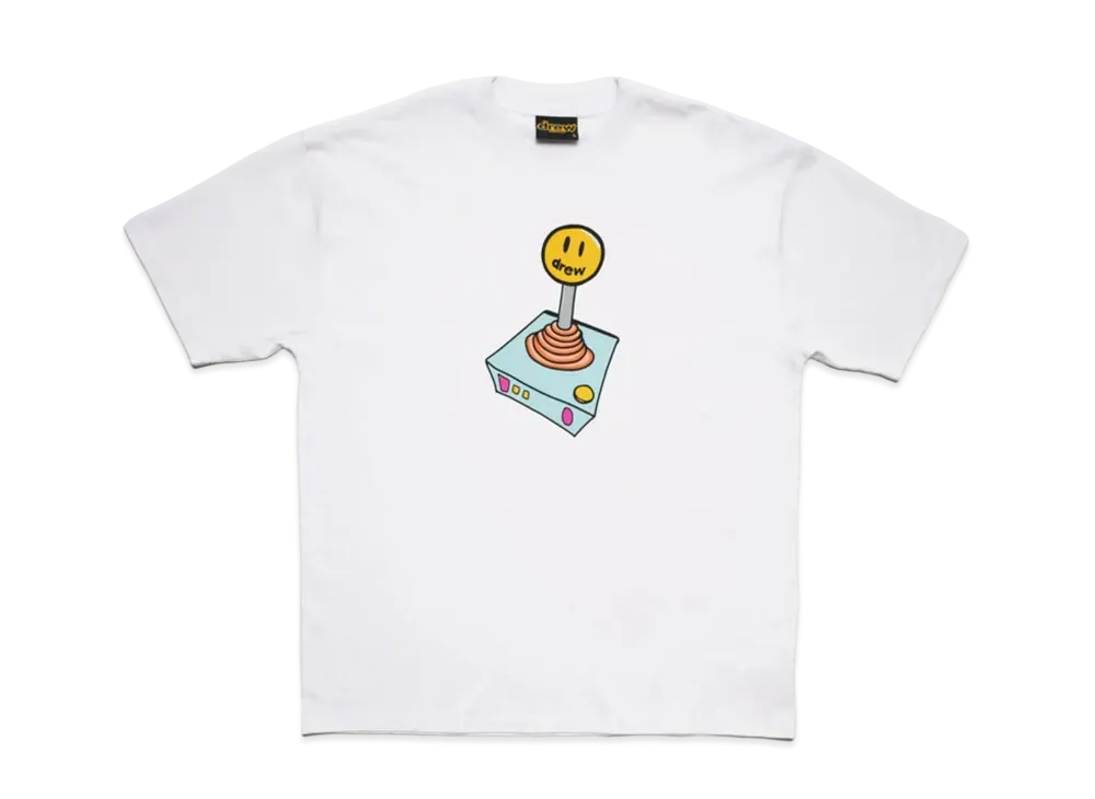 drew house joystick ss tee "White"