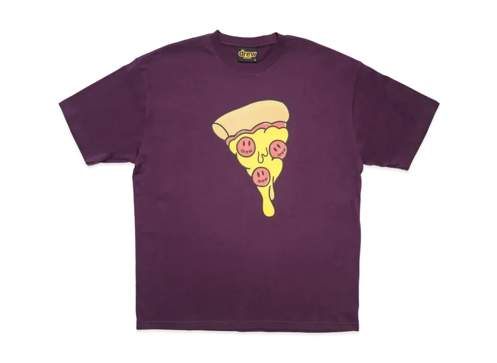 drew house pizza ss tee "Berry"