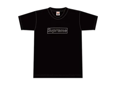 Supreme 2002 Kaws Box Logo Tee "Black"