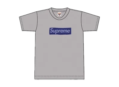 Supreme Molodkin Box Logo Tee "Heather Grey"