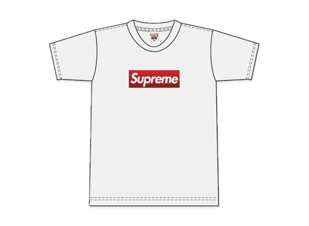 Supreme Holographic Box Logo Tee "White"