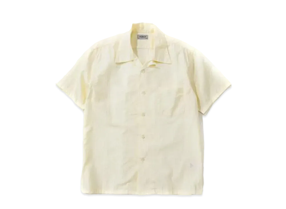 THE REAL McCOY'S DOBBY CLOTH SUMMER SHIRT S/S "White"