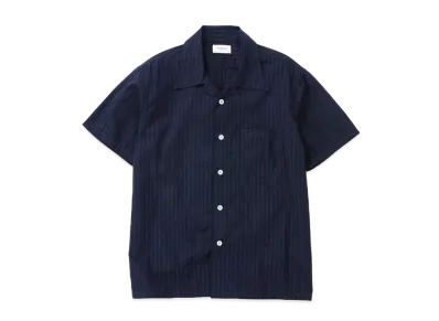 THE REAL McCOY'S DOBBY CLOTH SUMMER SHIRT S/S "Navy"