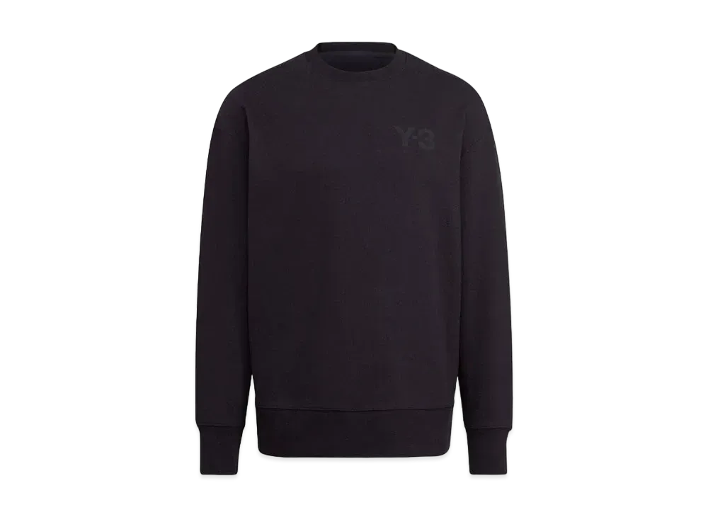 ADIDAS Y-3 CLASSIC CHEST LOGO CREW SWEATSHIRT "Black"