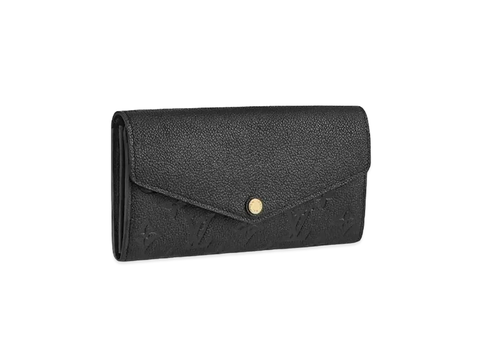 Louis Vuitton Sarah Wallet Monogram Empreinte Leather "Noir"