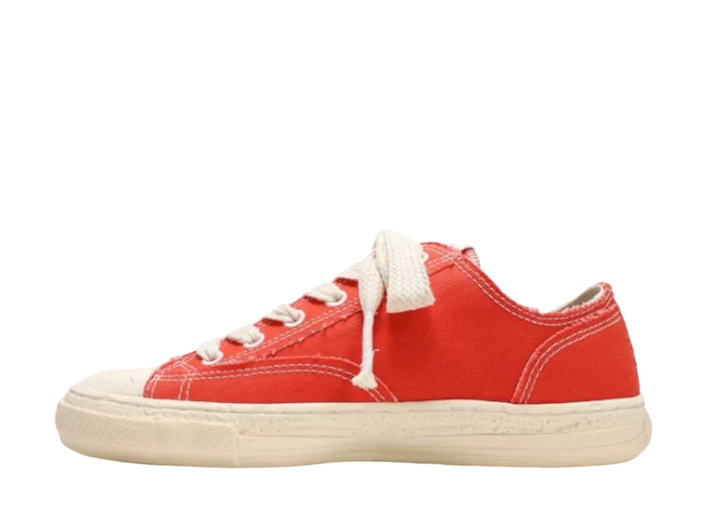 ジェネラル スケール パストソール 6 ホール ロー トップ スニーカー "レッド"