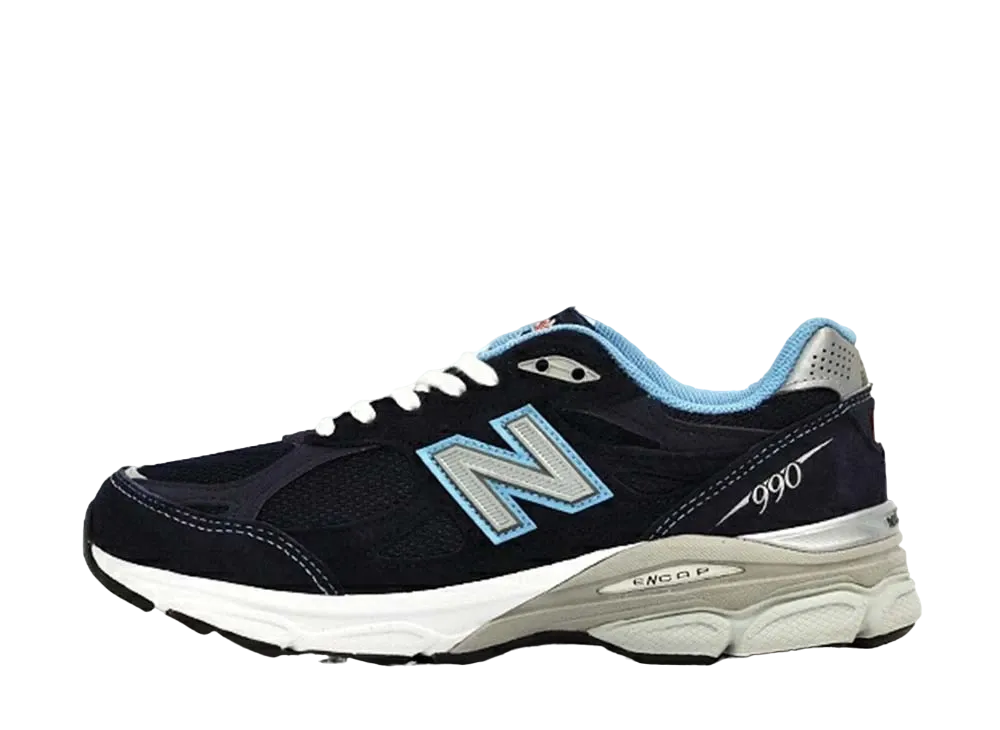 ニューバランス ウィメンズ 990V3 "ネイビー/ライトブルー"