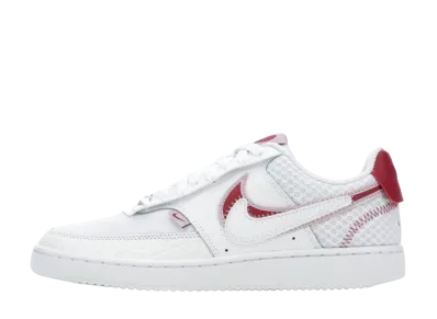 Nike Court Vision Low PRM "White/Red"