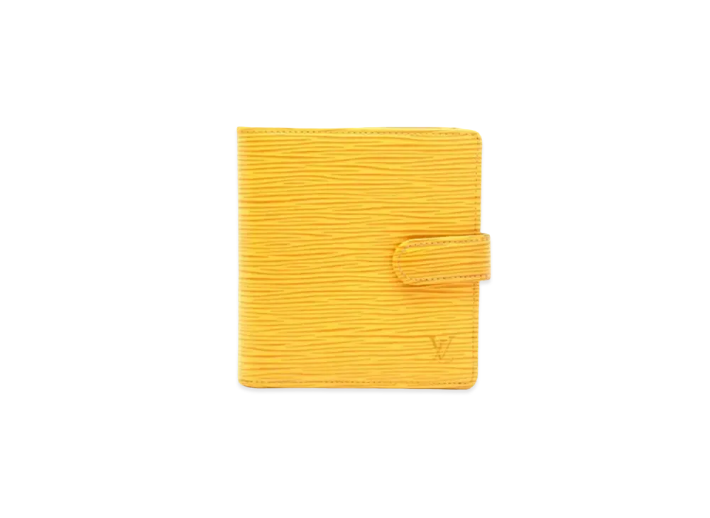 ルイヴィトン ポルトビエ コンパクト エピ "タッシリイエロー" M63559