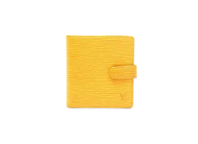 Louis Vuitton Portebier Compact Epi "Tassili Yellow"
