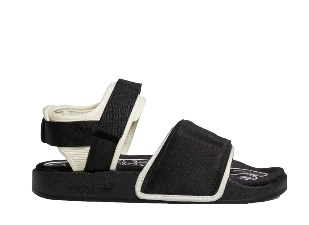 Pharrell Williams × adidas Adilette 2.0 Slides "Core Black"