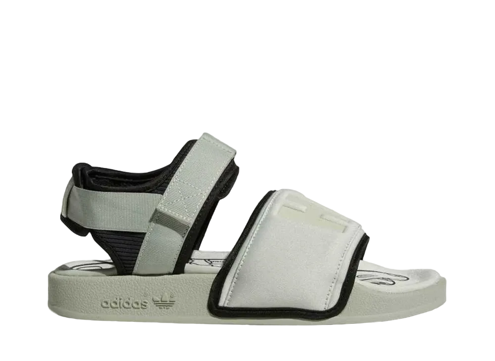 Pharrell Williams × adidas Adilette 2.0 Slides "Halo Green"