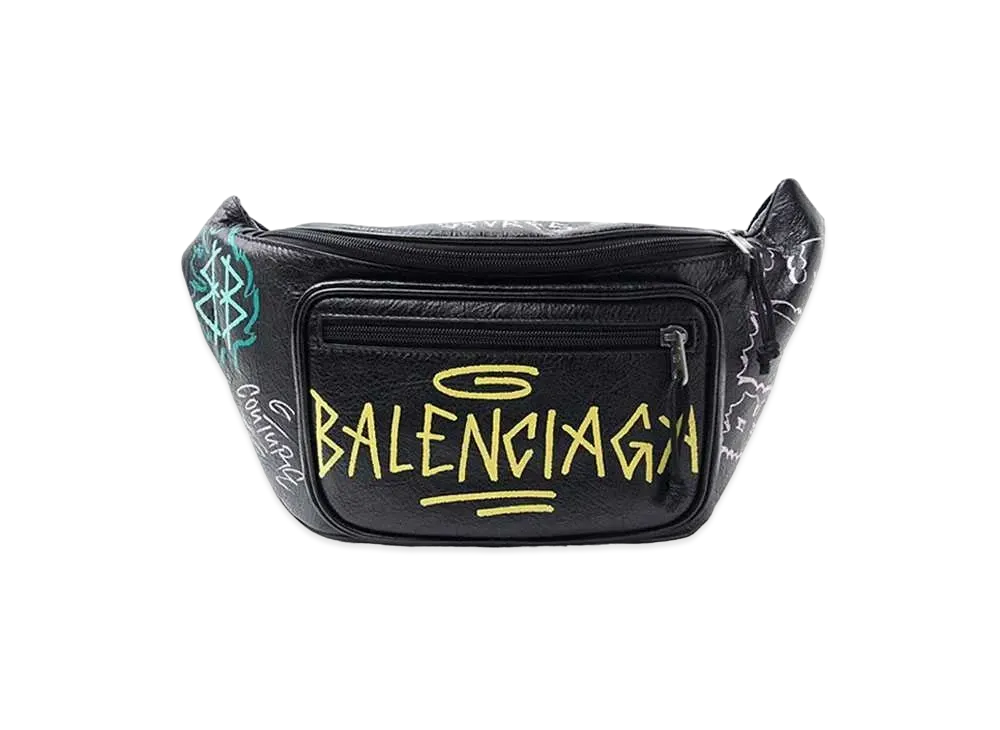 BALENCIAGA Explorer Graffiti Belt Bag