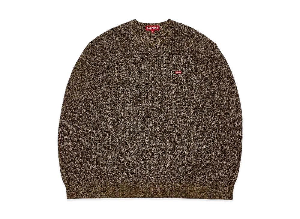 Supreme Melange Rib Knit Sweater "Brown"