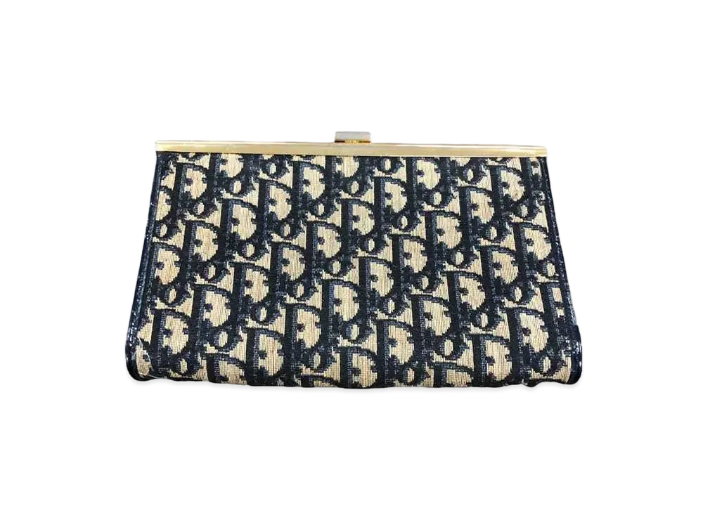 Dior Trotter Clutch Bag "Navy"